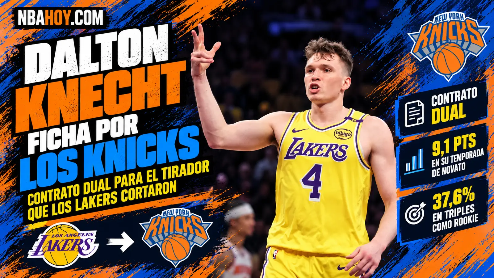 Dalton Knecht ficha por los Knicks con un contrato dual