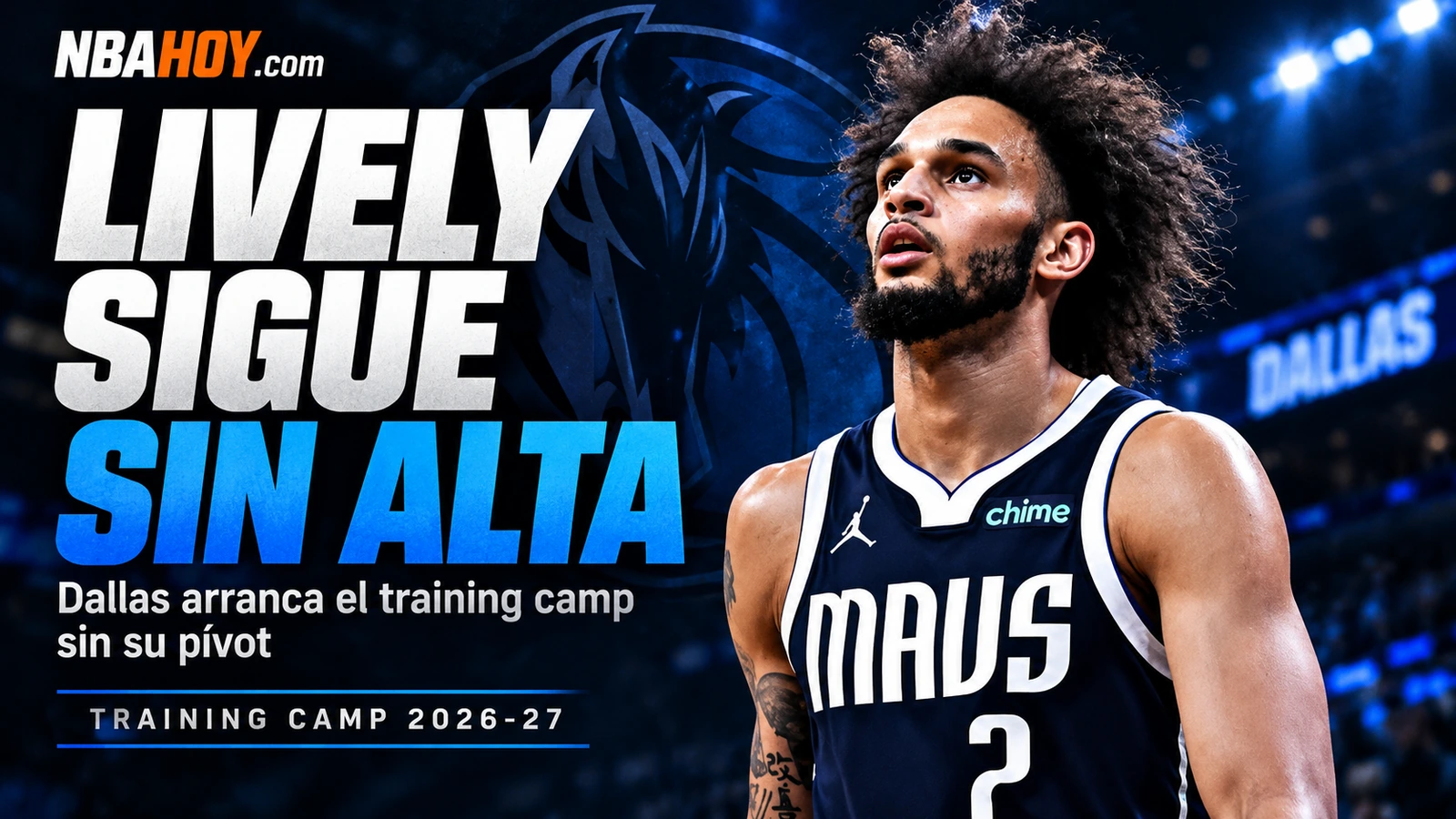 Dereck Lively II responde a las dudas sobre su recuperación con Dallas Mavericks