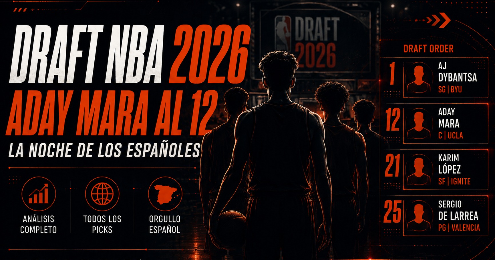 Draft NBA 2026 en el Barclays Center de Brooklyn con los principales prospectos