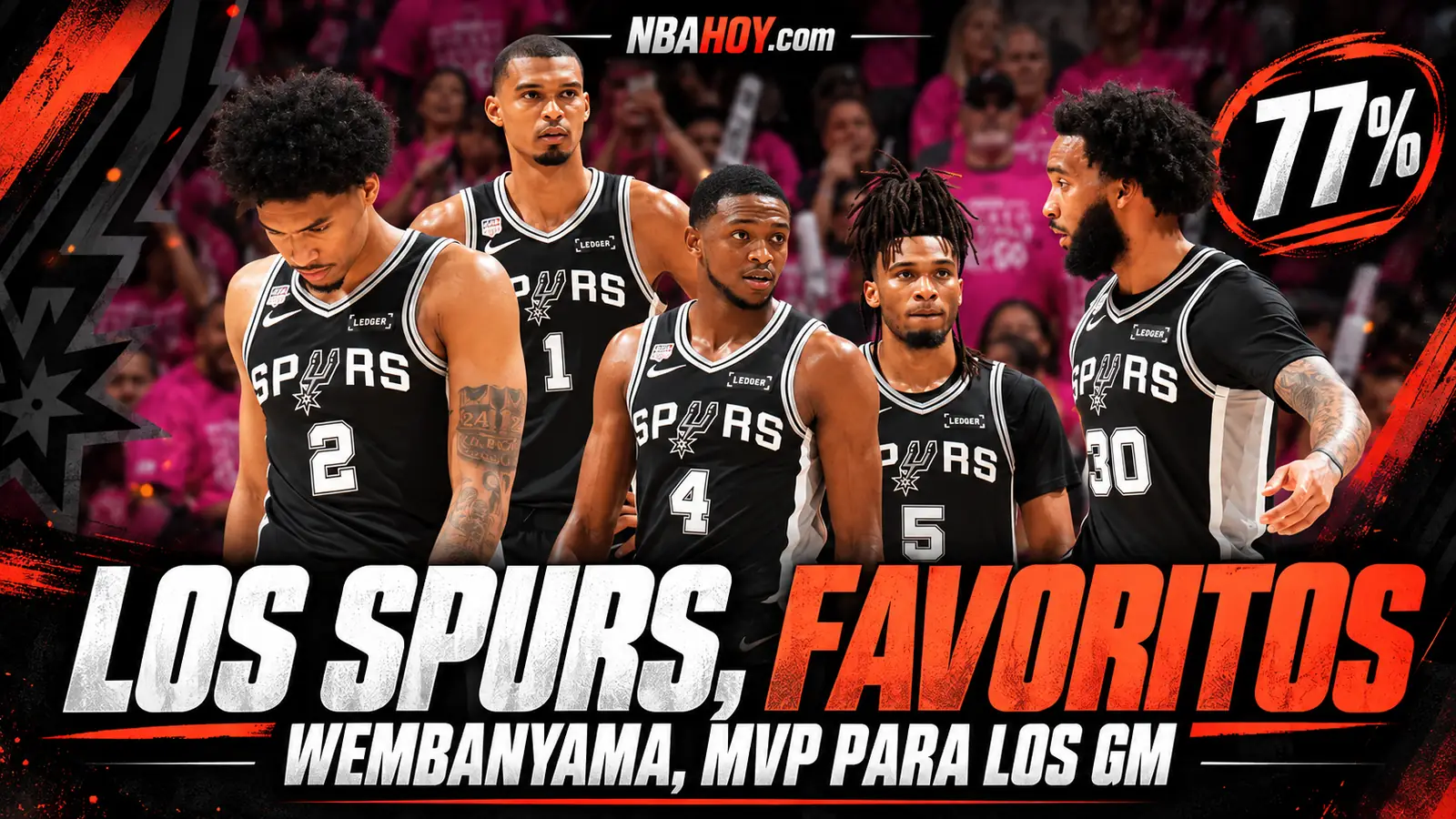 Encuesta de los GM: los Spurs, favoritos, y Wembanyama, MVP con el 77 %