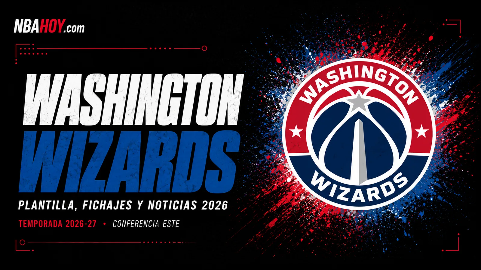 Washington Wizards: plantilla, fichajes y noticias de la temporada 2026-27