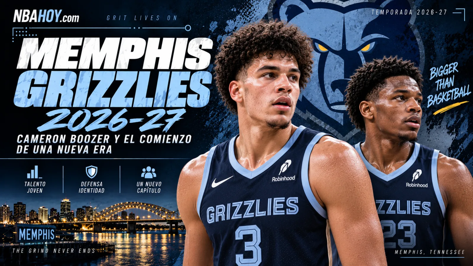 Cameron Boozer y los Memphis Grizzlies ante la temporada 2026-27