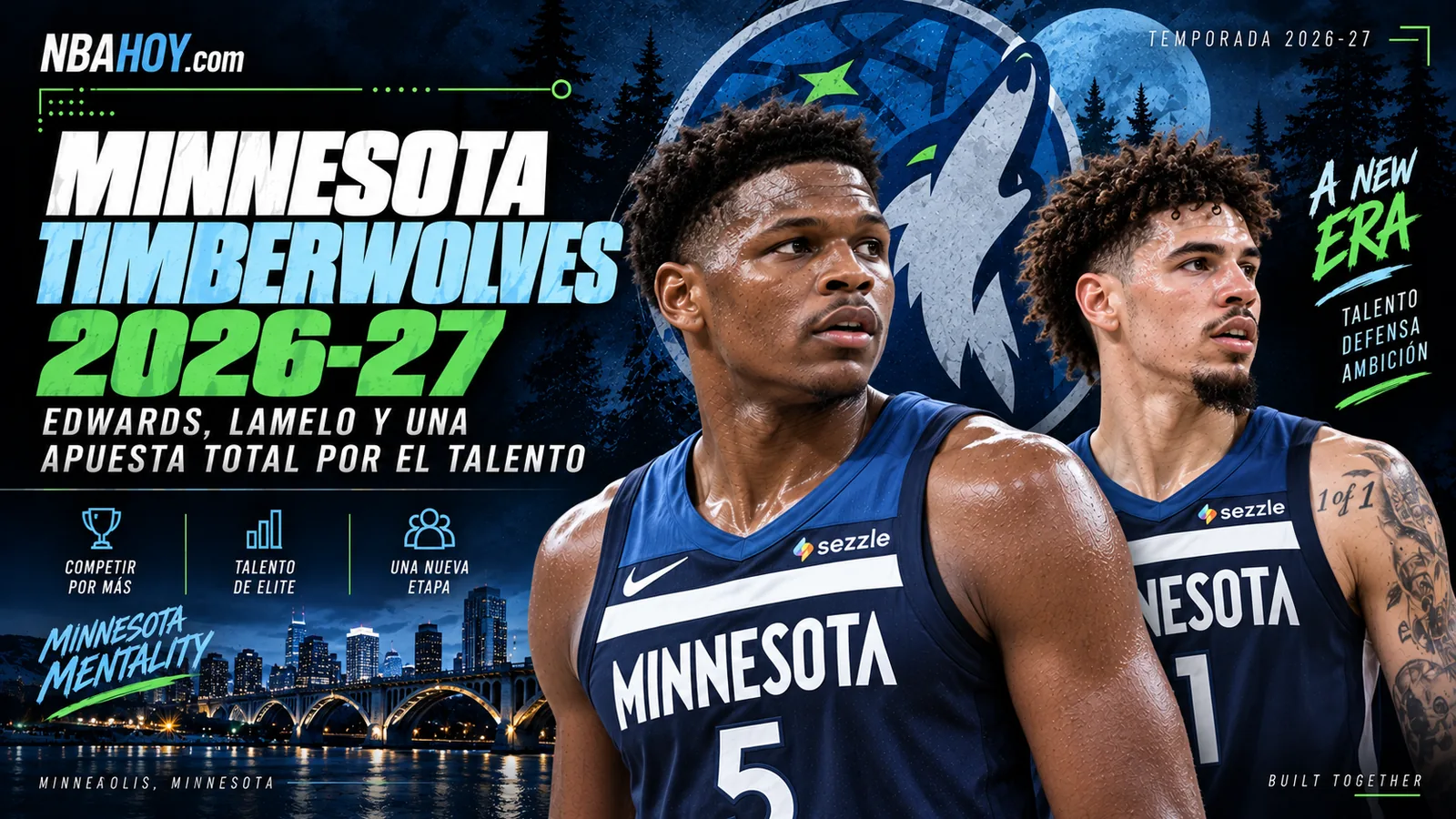 Anthony Edwards y los Minnesota Timberwolves ante la temporada 2026-27