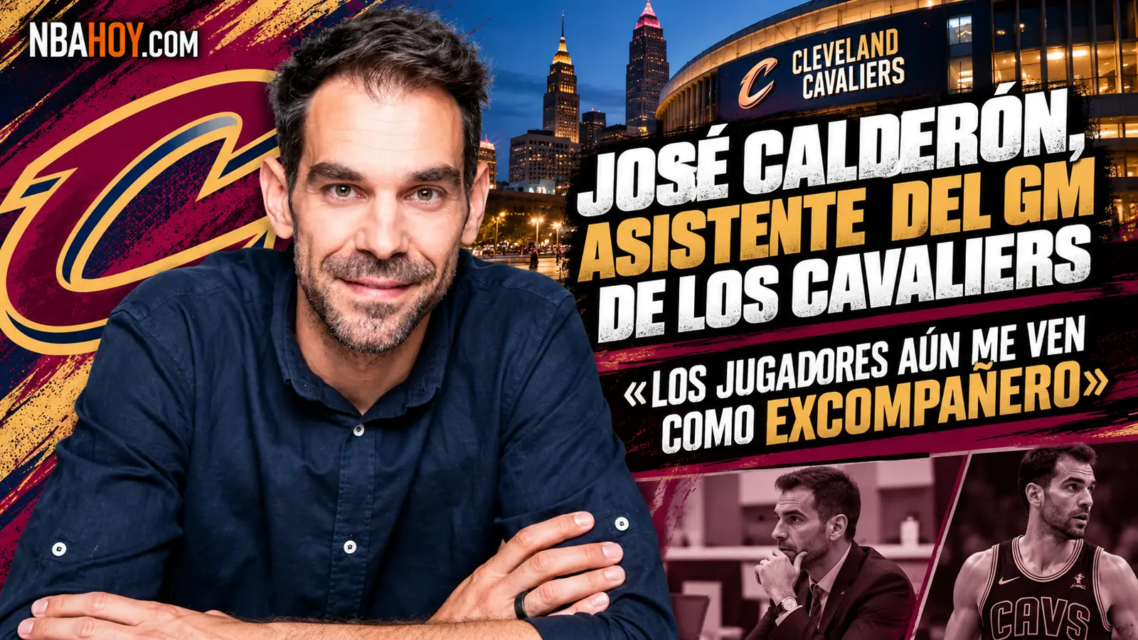 José Calderón, asistente del general manager de los Cleveland Cavaliers