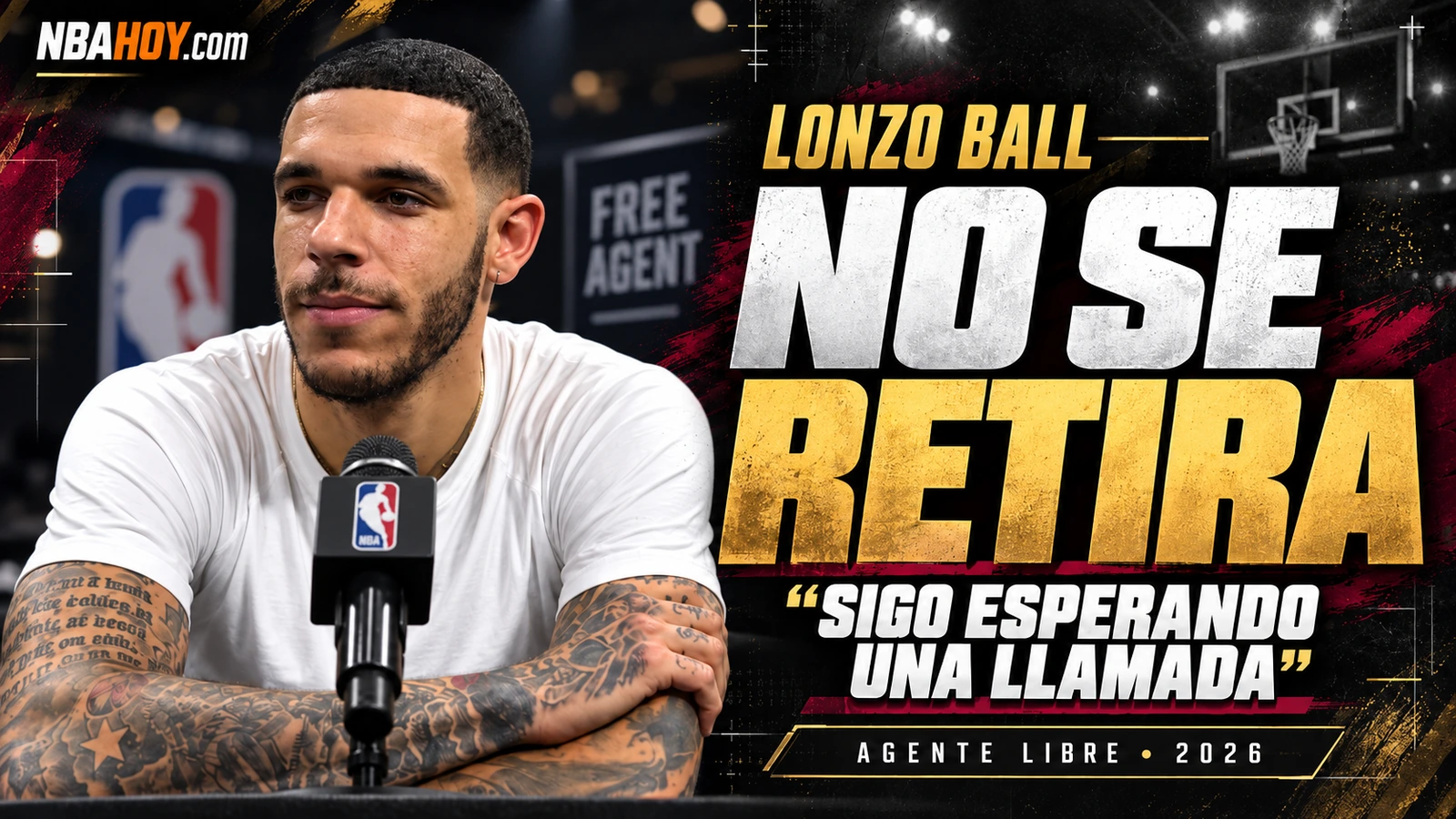Lonzo Ball desmiente su retirada y sigue esperando una llamada de la NBA