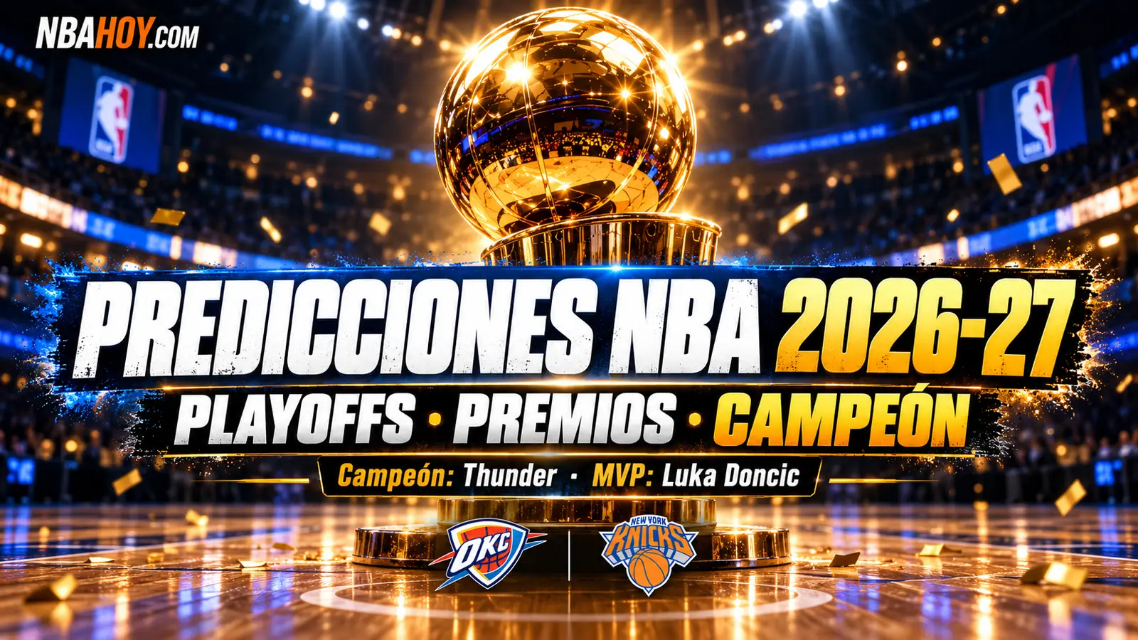 Predicciones de NBAHoy para la temporada 2026-27 de la NBA