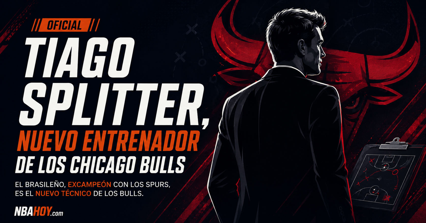 Tiago Splitter, nuevo entrenador de los Chicago Bulls